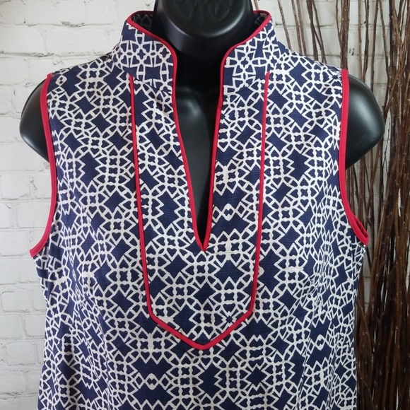 eliza j mandarin collar shift dress